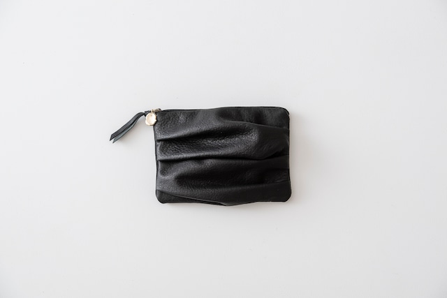 MUJI : long wallet.BLACK