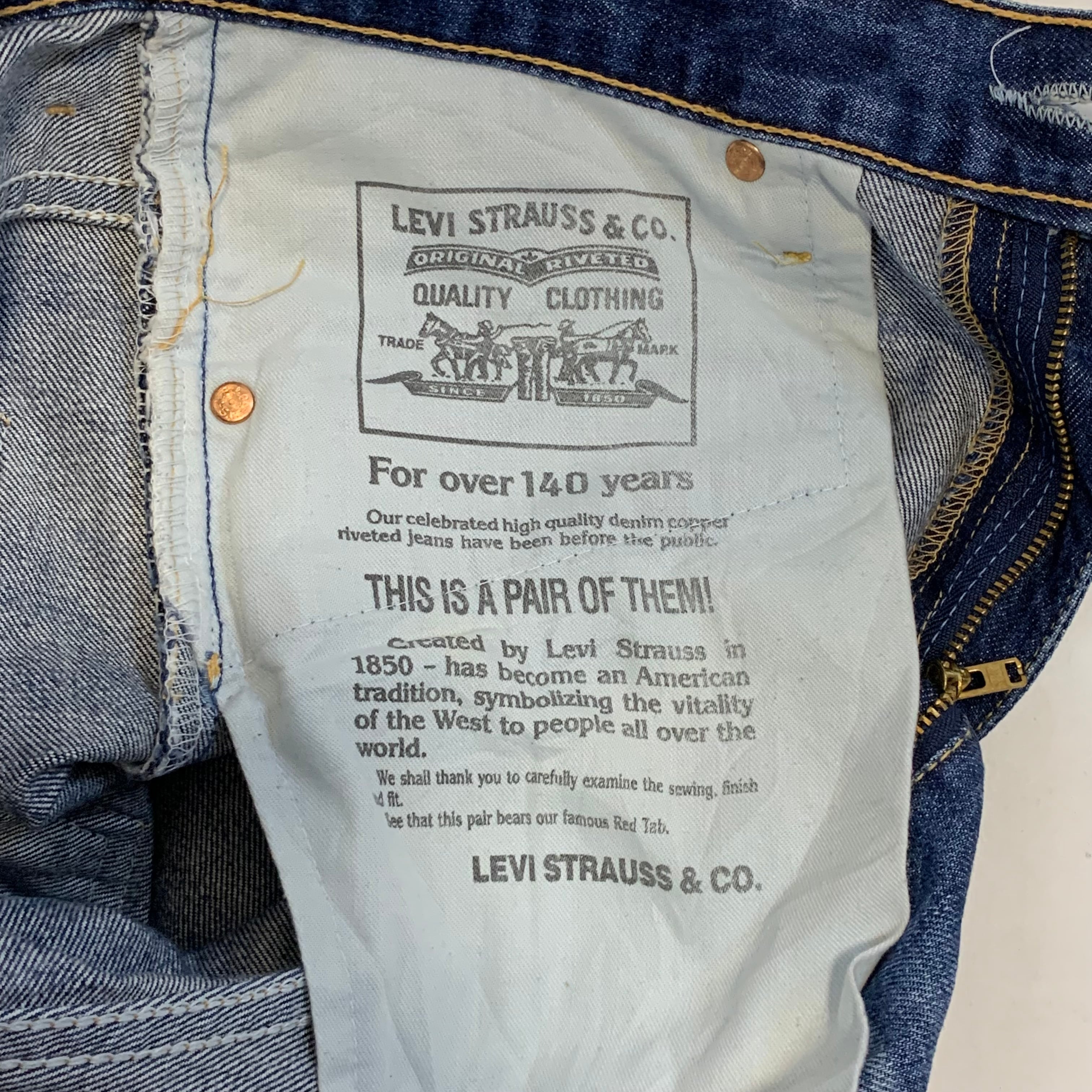 7826 ユーロ リーバイス 516 デニムパンツ 鬼髭 色落ち良好 W30 | San