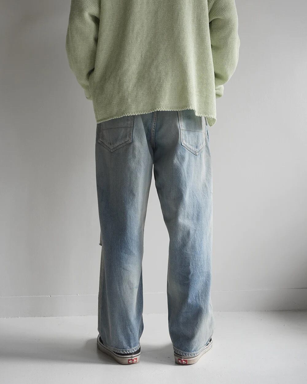 24SS】ANCELLM SELVEDGE TAPERED 5P DENIM PANTS (INDIGO) ANC