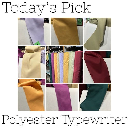 【Today's Pick】Polyester Typewriter【2024/01/24】