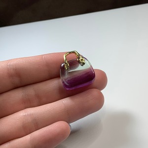 55.天然石とお出かけ☆フローライトカバン・バック