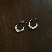pentagon form pierce/silver