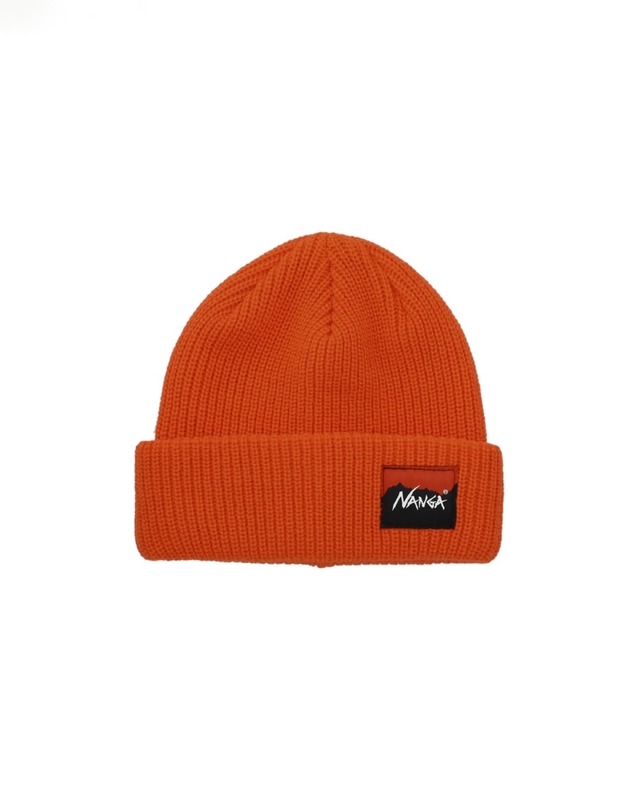 NANGA ナンガ BOX LOGO BULKY BEANIE ニット帽 ビーニー