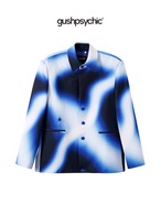 gushpsychic Blue White Gradient Print 3-Piece Set