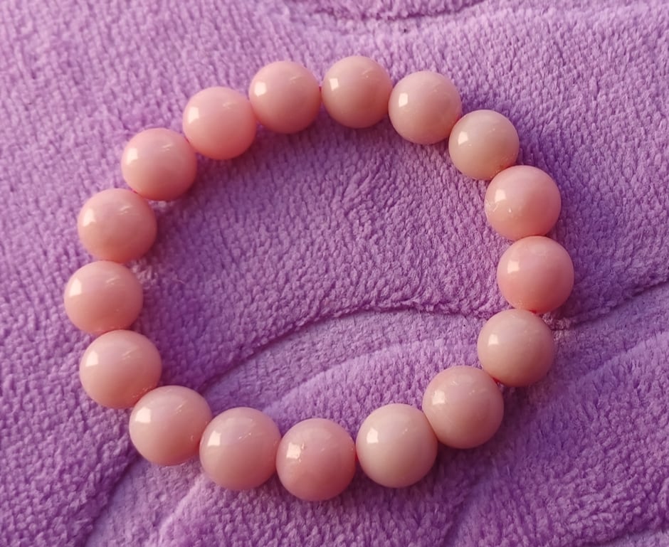 女子力アップ！ピンクタルクパワーストーンブレスレット | Kinka's