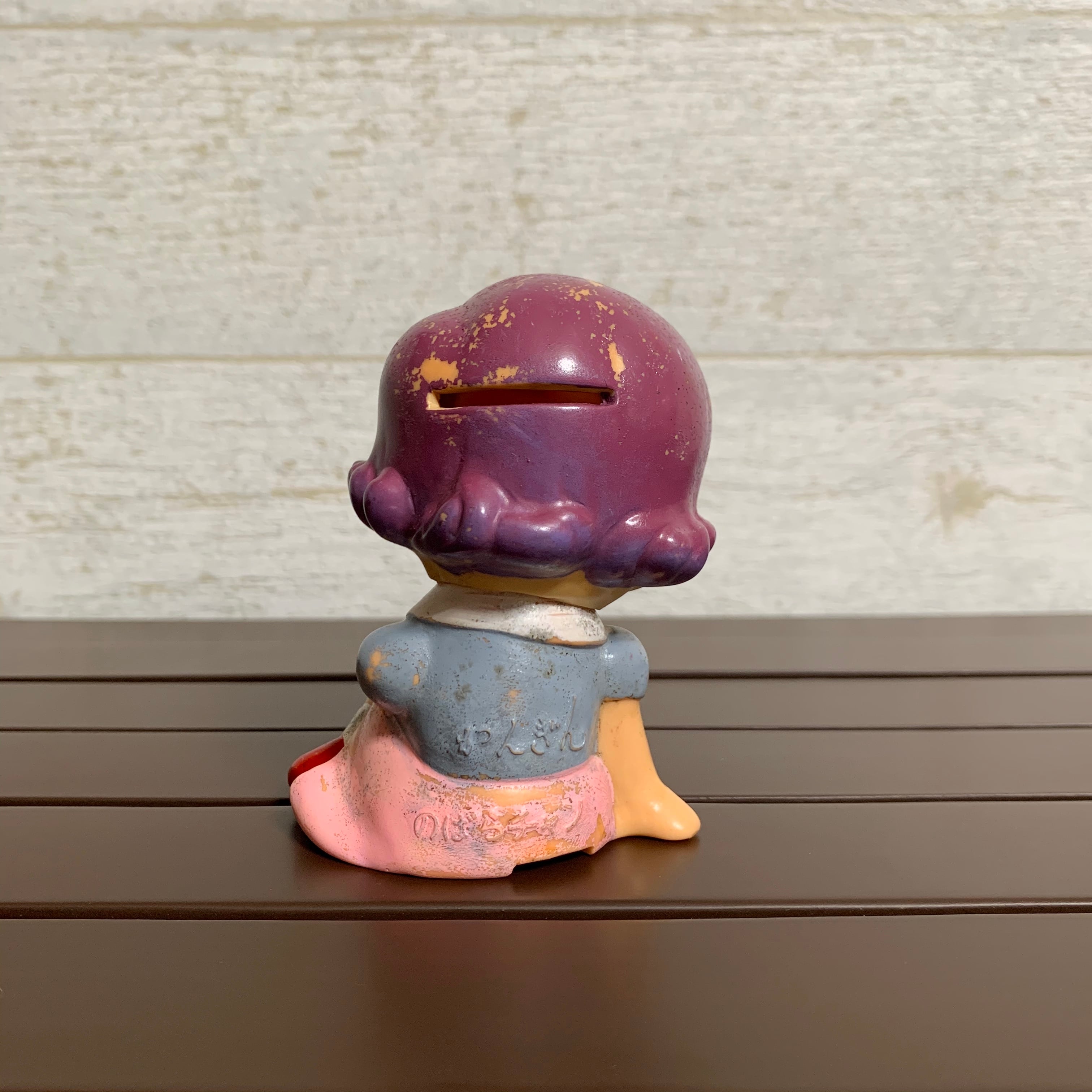 のばらちゃん×第一勧業銀行 かんぎん 当時物 ソフビ貯金箱 | RETRO 