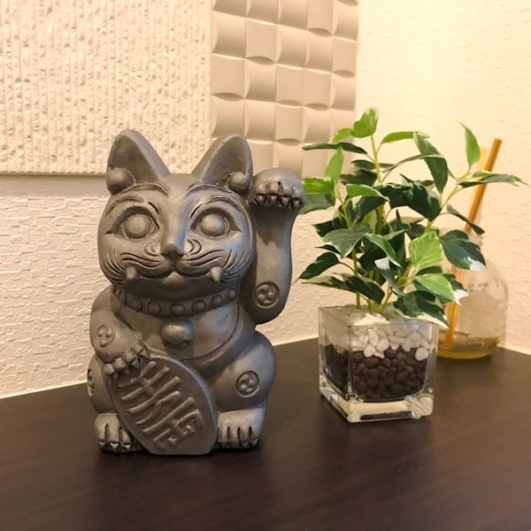 招き猫「招鬼猫きばニャンコ5号」鬼師kumi作 | GaRock ONLINE SHOP