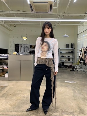 NeverSeez Curved Navy Pants