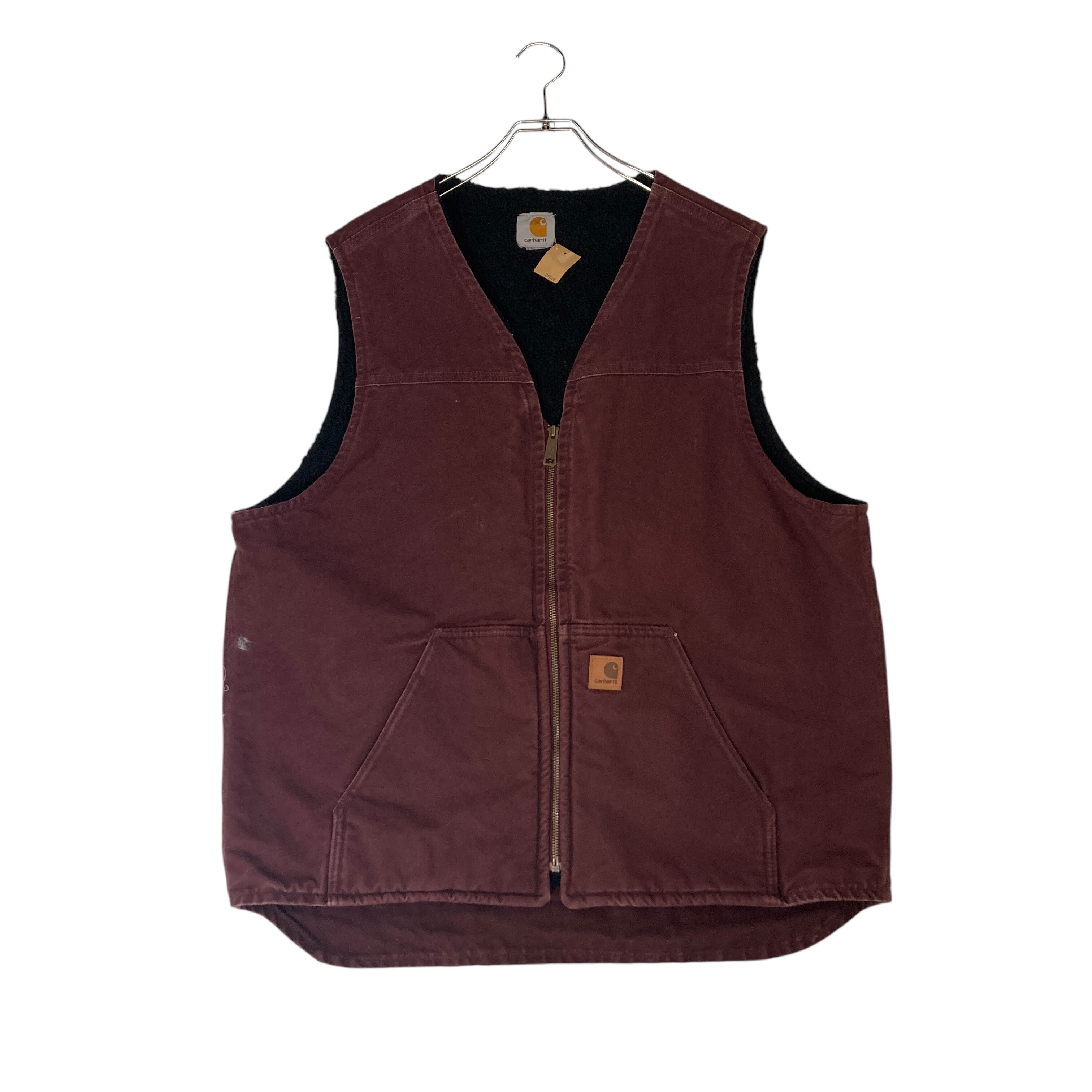Carhartt ベスト XL 革パッチ | 古着屋OLDGREEN