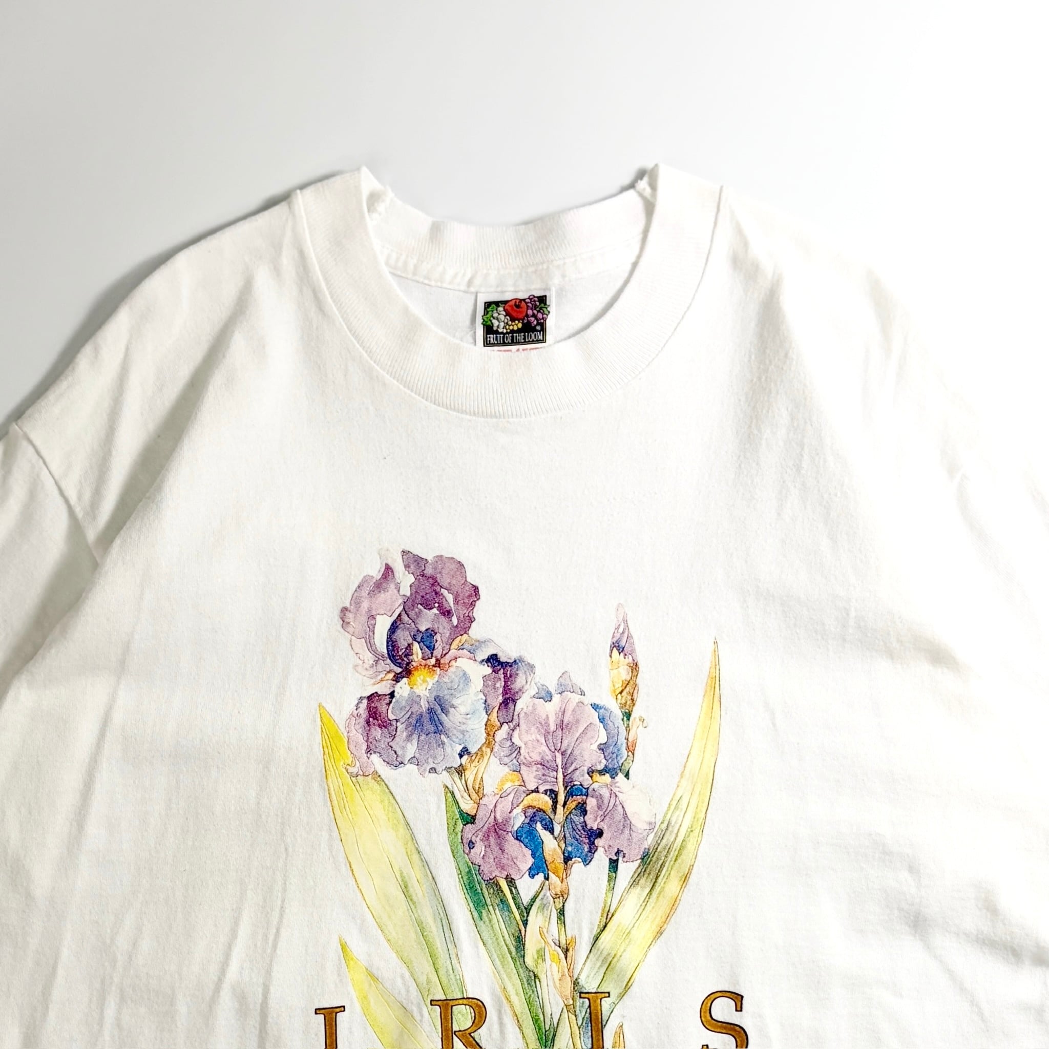 90s IRIS Botanical Flower T-Shirt