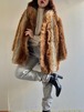 60-70s Vintage Eco Fur Jacket Coat