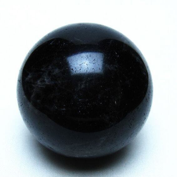 モリオン 黒水晶 丸玉 60mm 一点物 151-9544