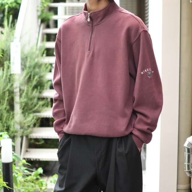 NIKE GOLF half zip sweat