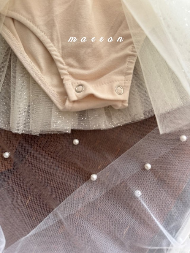 ˗ˏˋ 人気♡おすすめˎˊ˗【 予約商品】2025夏新作 MARRON  マロン2色展開  バレリーナスーツ（ヘッドバンド別）【baby】