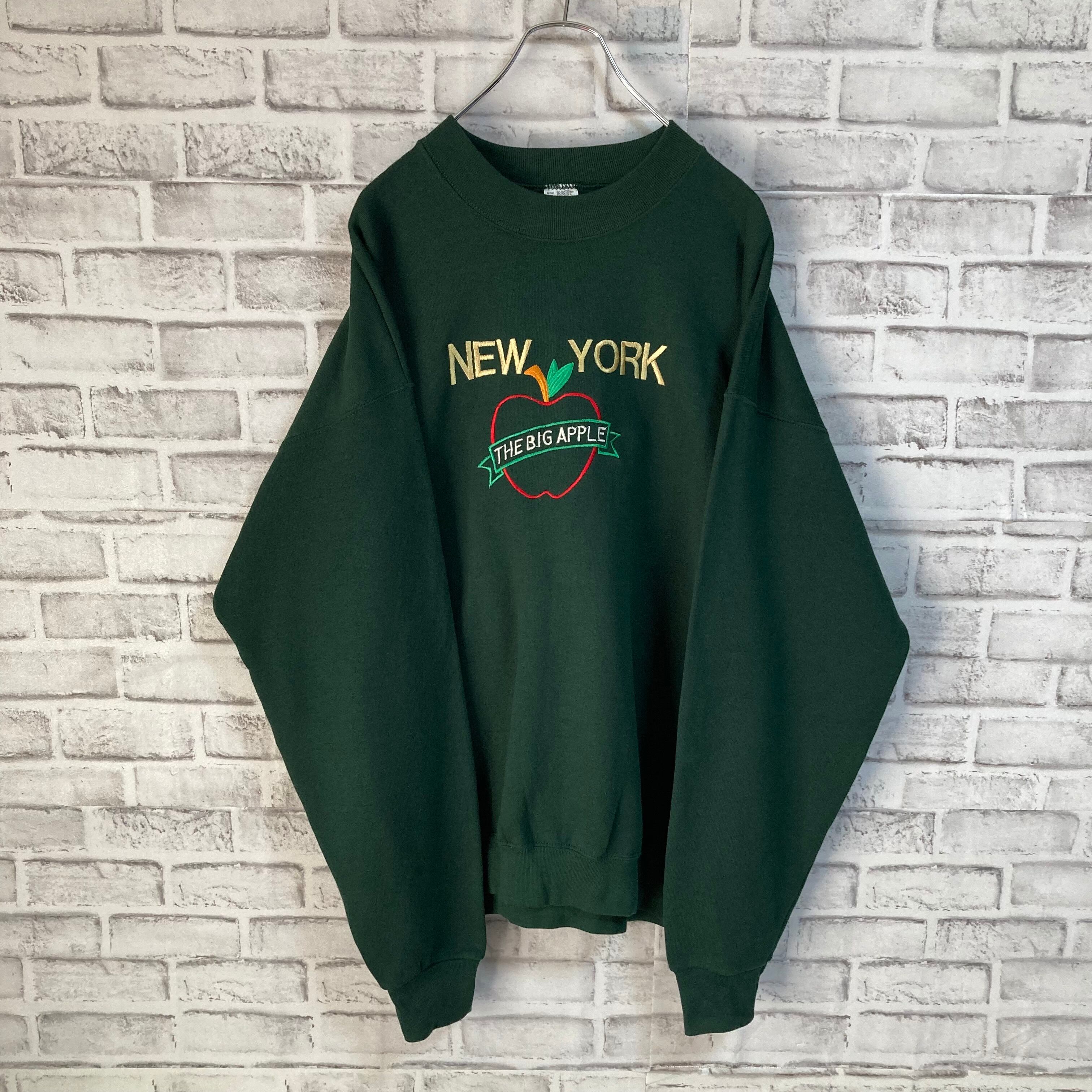 FRUIT OF THE LOOM】L/S Sweat XL 90s Made in USA “NEW YORK