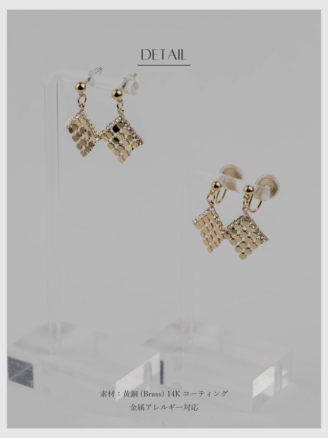 Earring/Pierce -Gold-