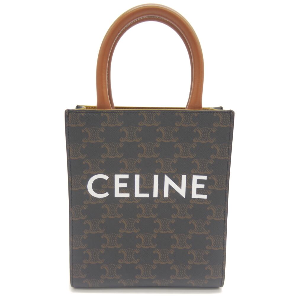 バーティカル トリオン フキャンバス CELINE セリーヌ CELINE セリーヌ ミニ バーティカル カバ トリオンフ キャンバス 2WAY