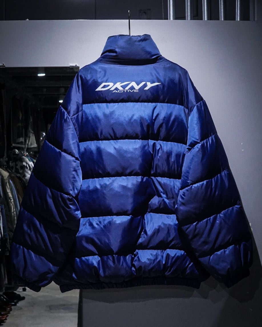 オフィシャル サイト DKNY active 00s シルバー×ブルー ナイロン 