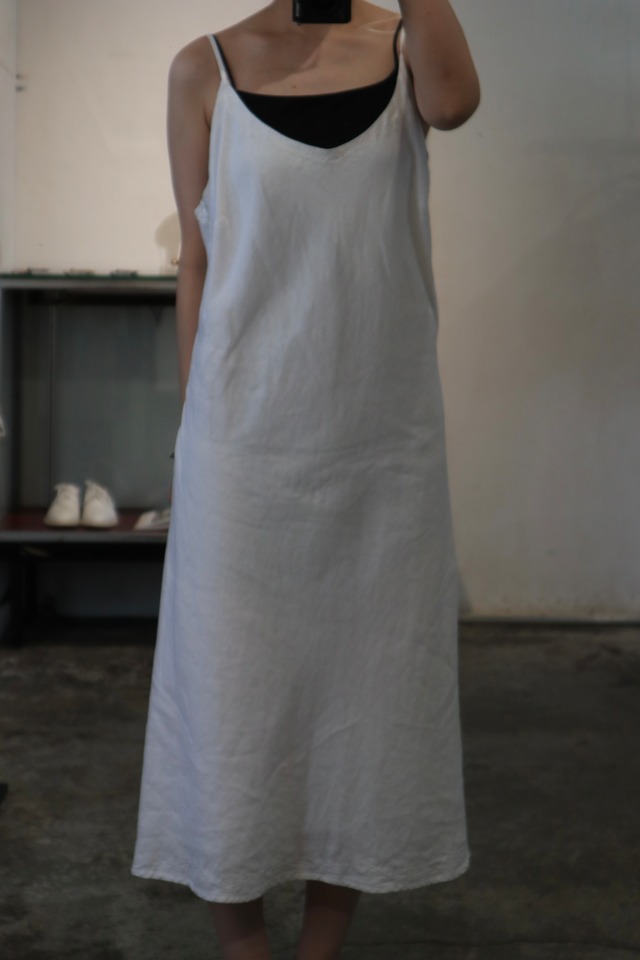 Euro cotton embroidery camisole one-piece
