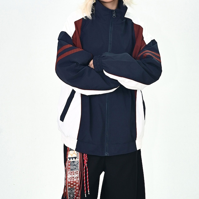 トリコロールラインスポーツジャケット R01001