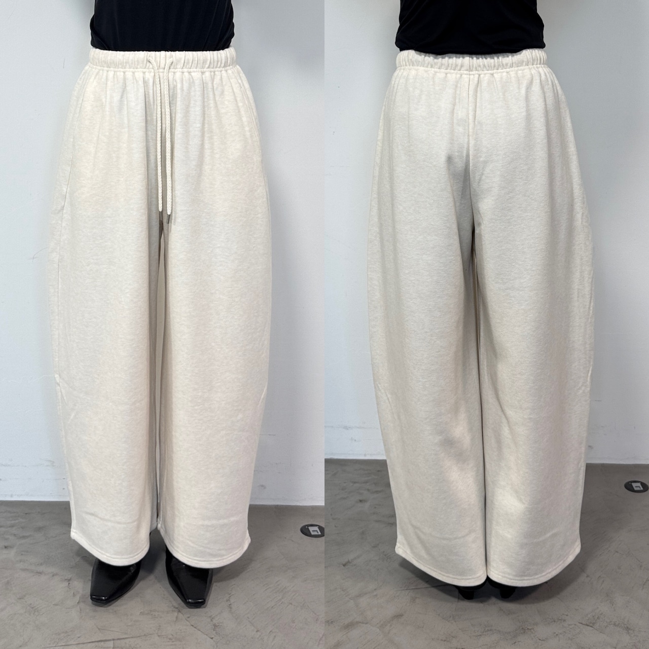 Soft touch wide rough PT/ecru