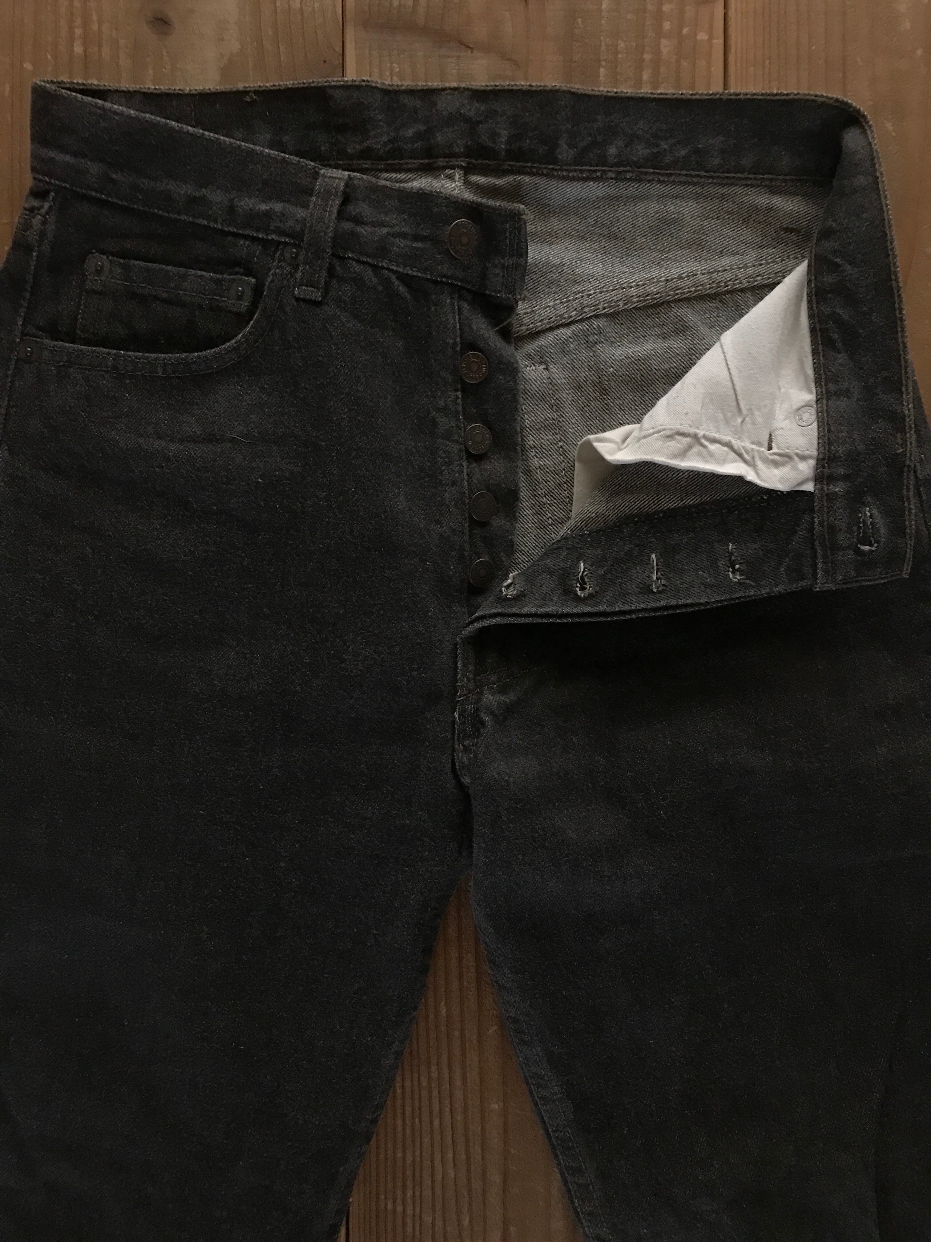 90's Levi's 501 ブラック デニムパンツ 表記(30×34) USA製