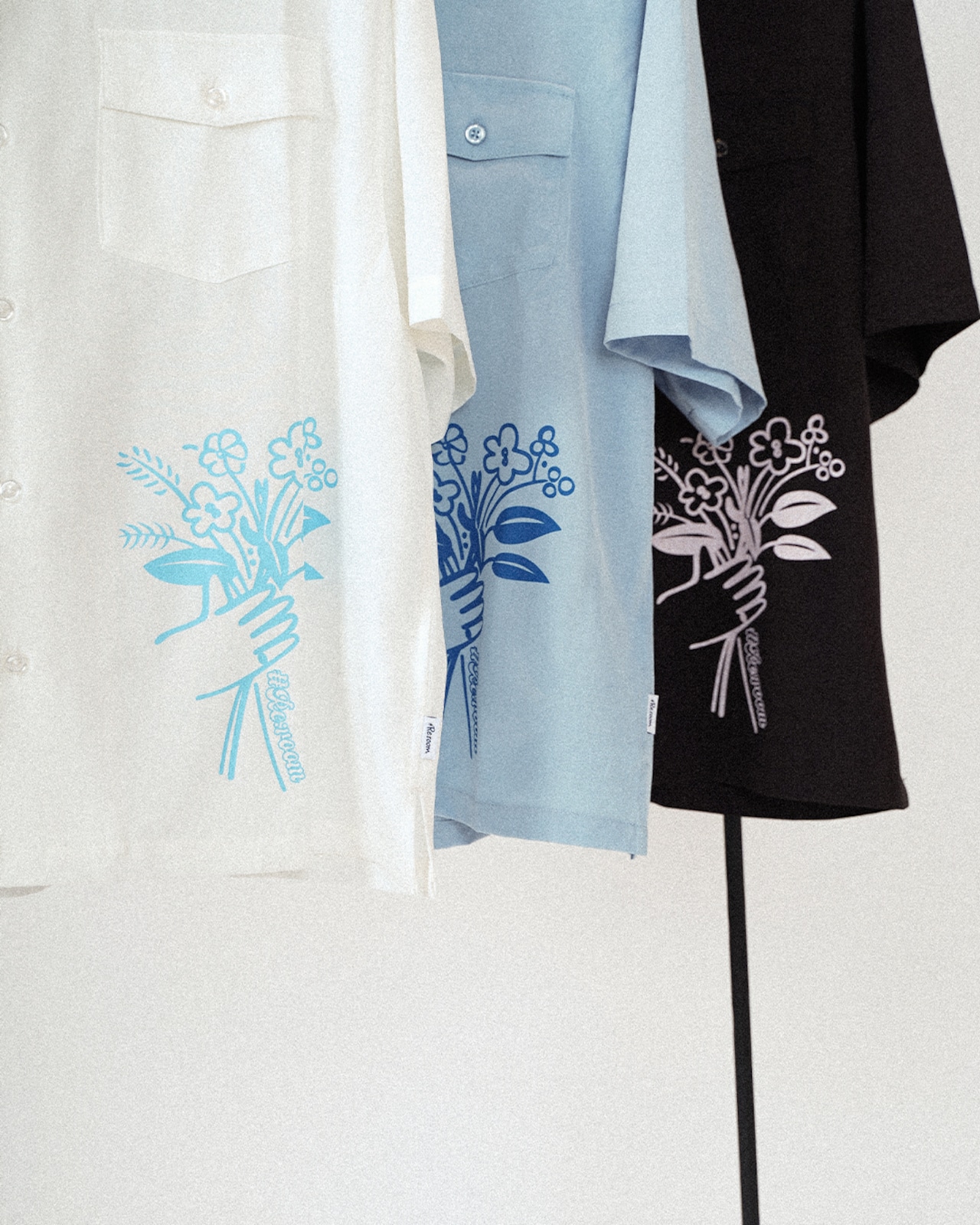 【#Re:room】BOUQUET PRINT SHIRTS［RES127］