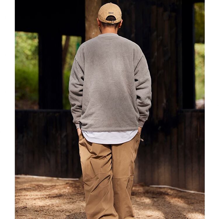 ★PPOLAR FLEECE ROUND NECK SWEATSHIRT　　　A0507
