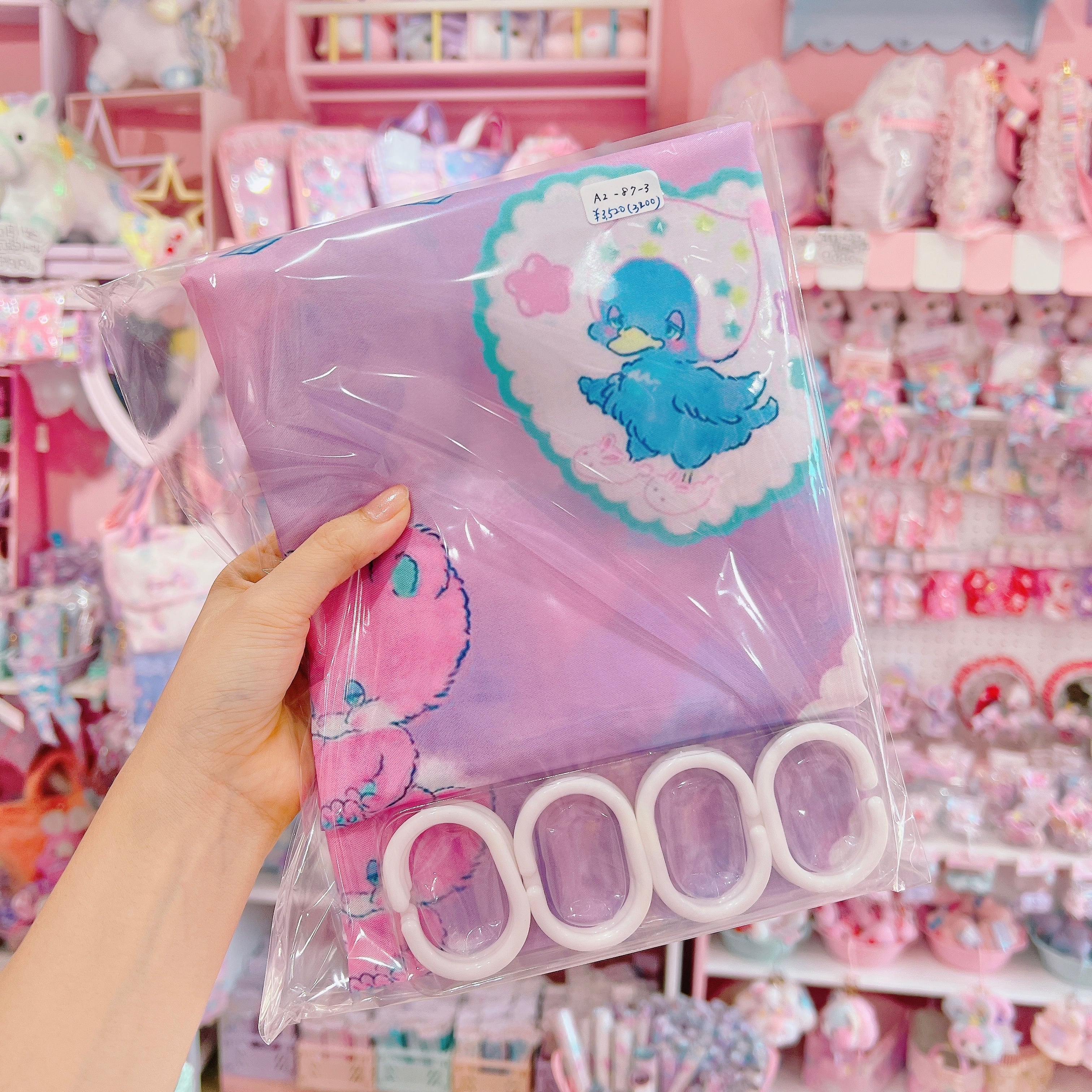 【A2】87-3シャワーカーテン90×180cm