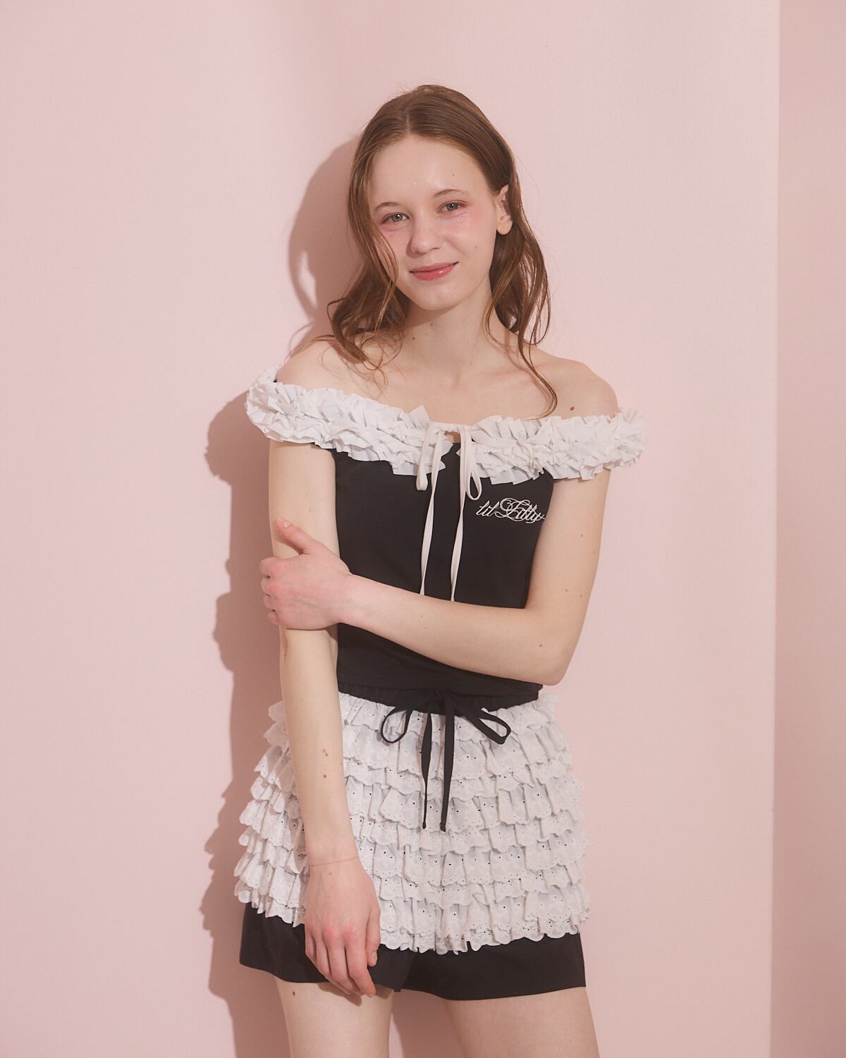 コットンレースフリルショートパンツ | lilLilly official webstore