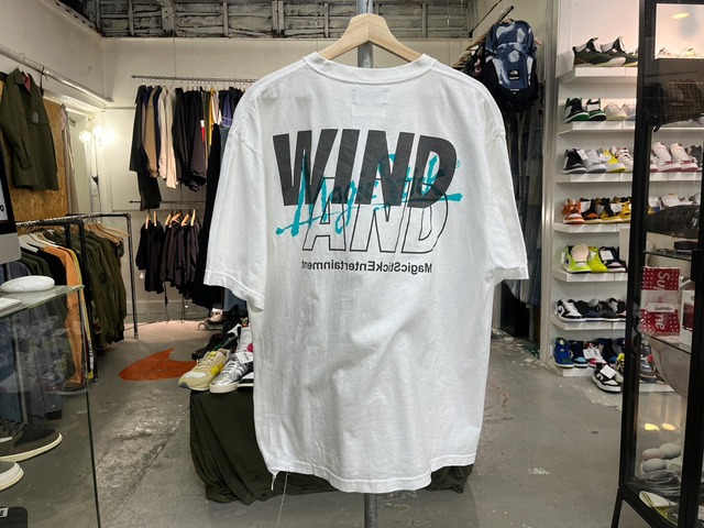 WIND AND SEA × MAGIC STICK WDS SINGIN'IN THE RAIN TEE WHITE XL 72410