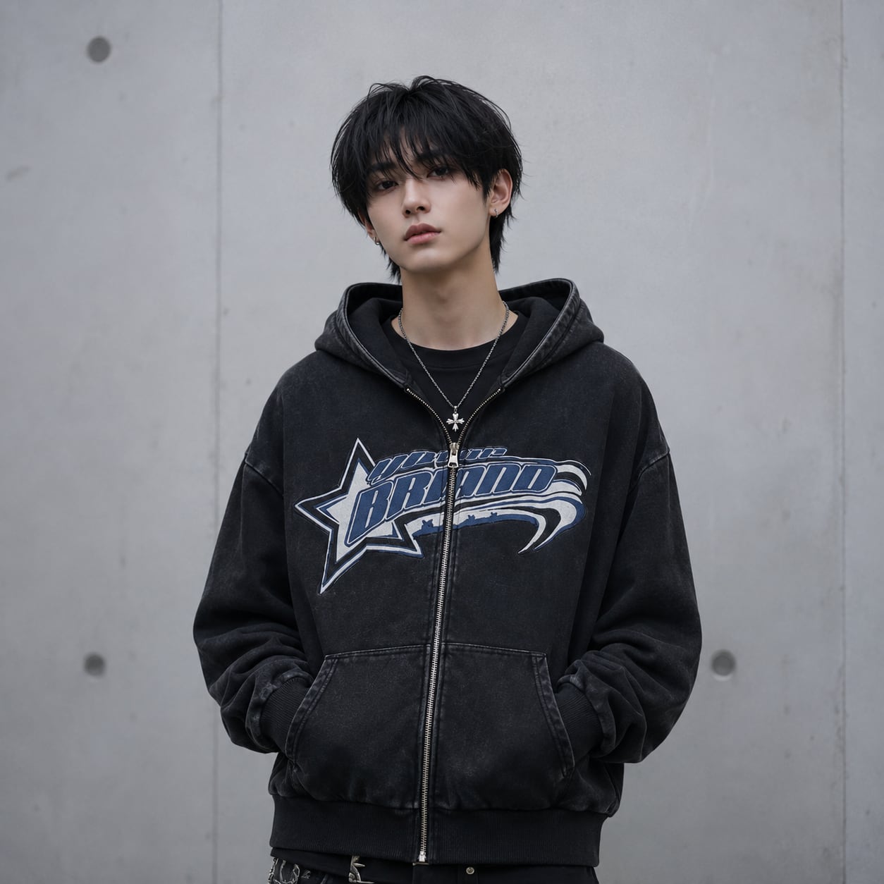 Devil horn Hoodie 0003