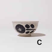 Monotone Flower Rice Bowl