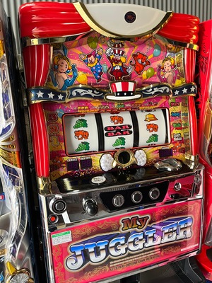 【訳あり商品】北電子 マイジャグラーIV　中古パチスロ実機 マイジャグラ―４