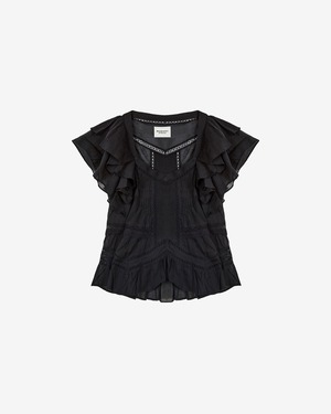 【 Isabel Marant 】MADRANA コットンボイル トップス