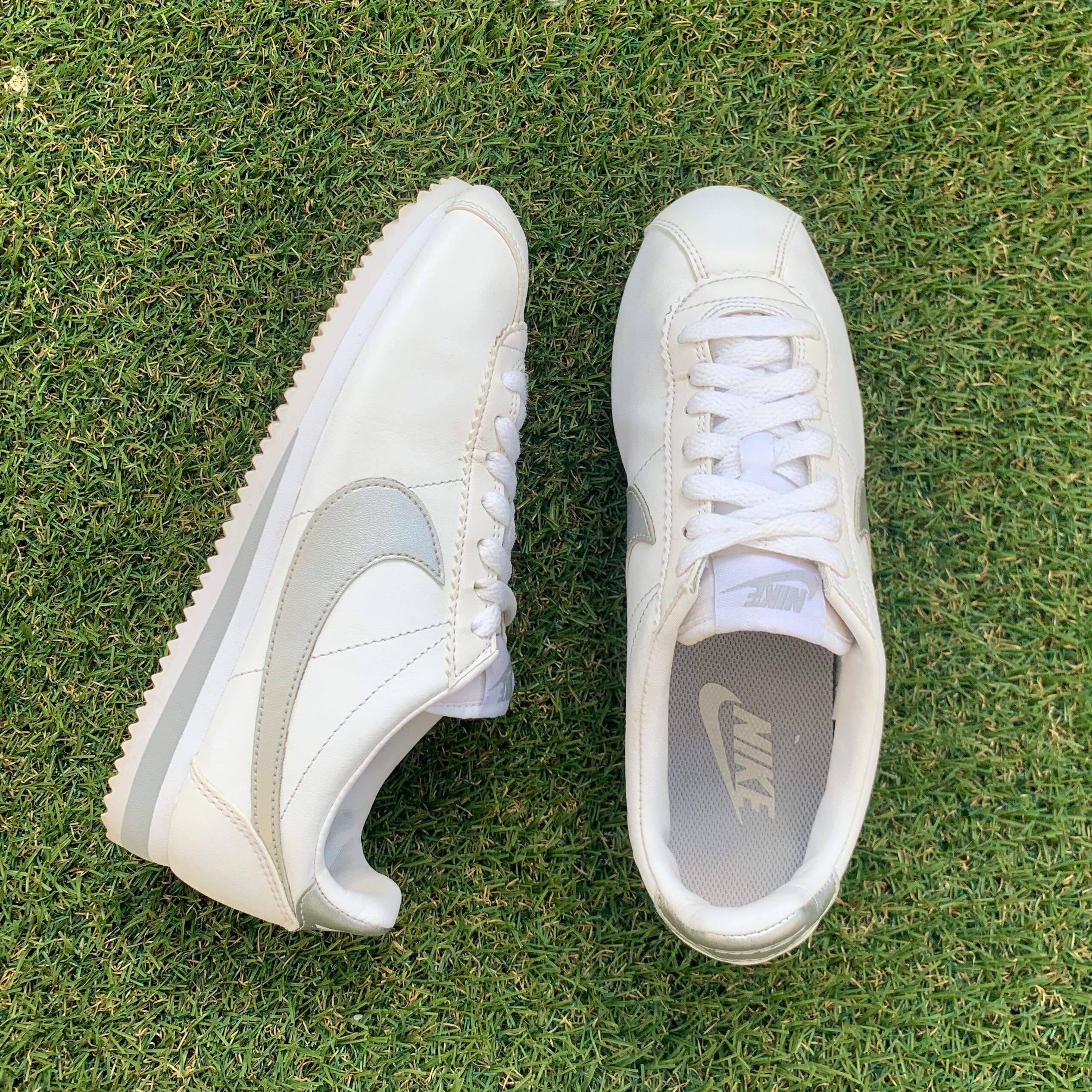 美品 NIKE ナイキ レザーコルテッツ ホワイト 26cm スニーカー シューズ ワッフルレーサーブレザー 美品 NIKE ナイキ レザーコルテッツ ホワイト 26cm スニーカー