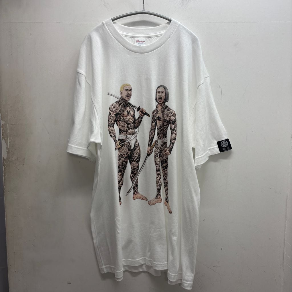 魁組 サキガケグミ 26SS ダウンタウン T-Shirt Tシャツ 085-CVT