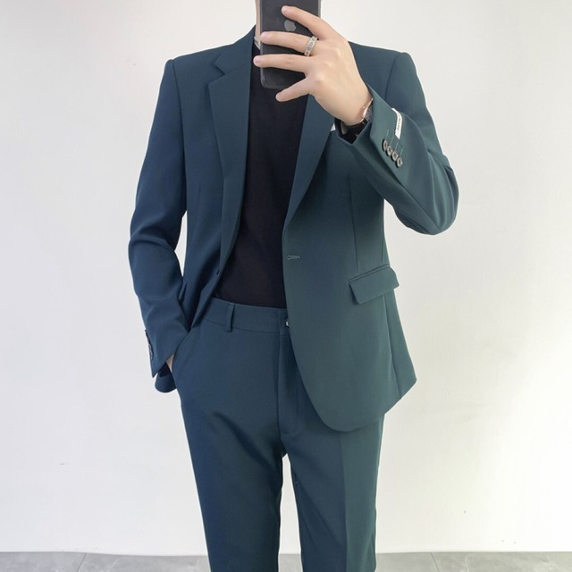 韓国風　カジュアルスーツ　ツーピース　５カラー　A2070