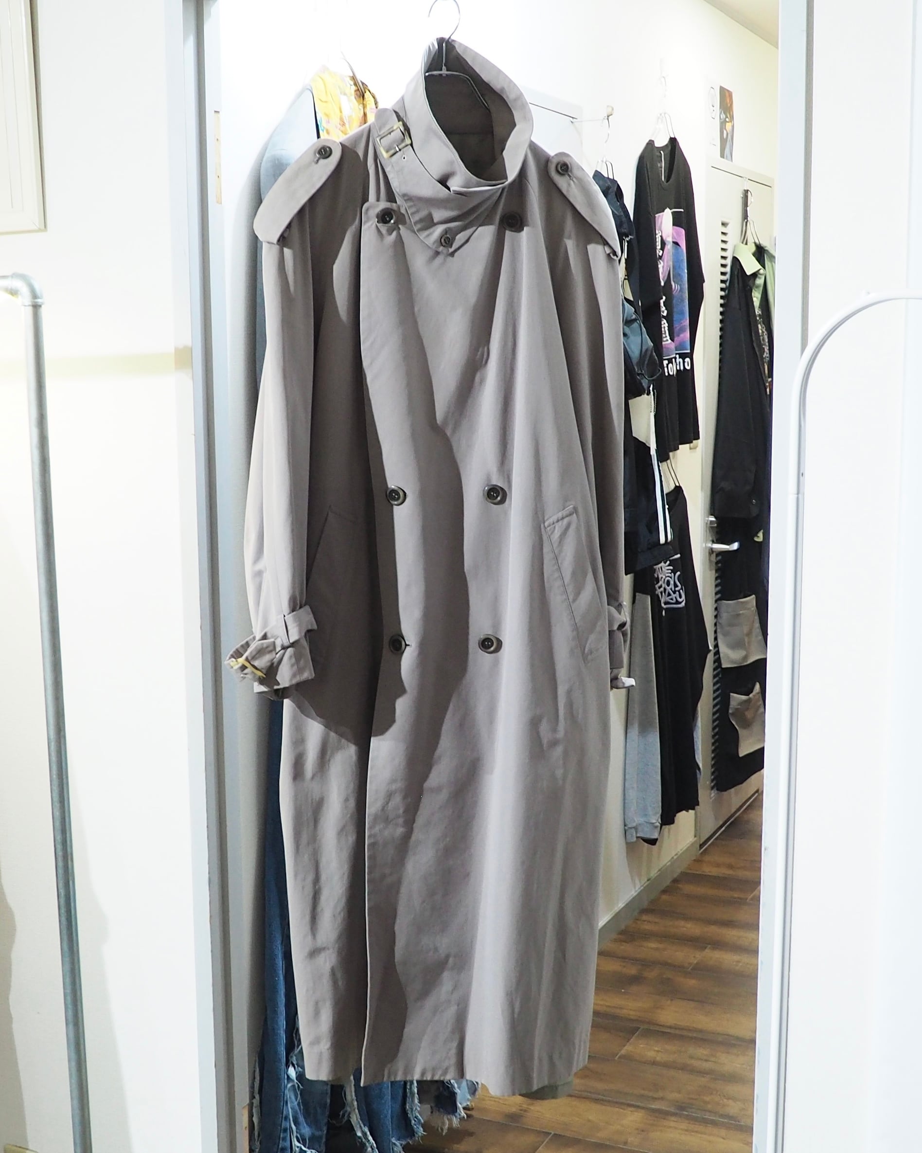 1980s ” Barreaux - 変形 ” Special vintage Long Trench coat