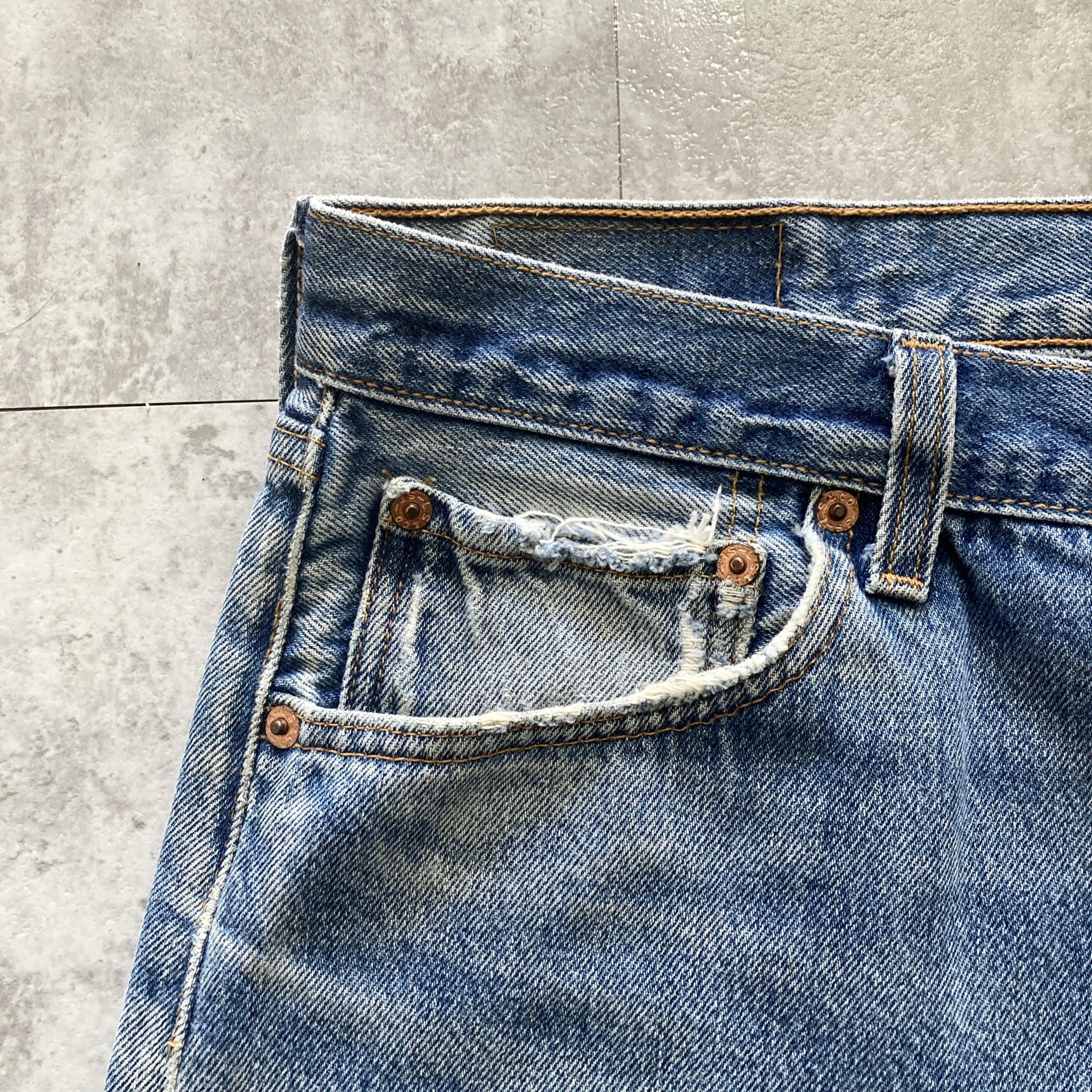 W38 L34】90s US.Levis 501 リーバイス ボールドウィン工場(653