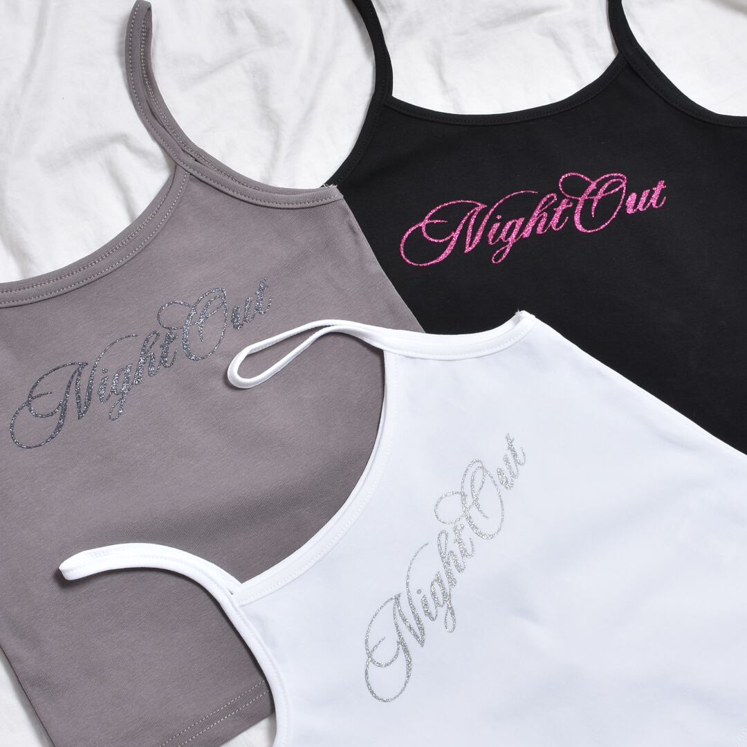 【8/13新着】Nightoutラメキャミ