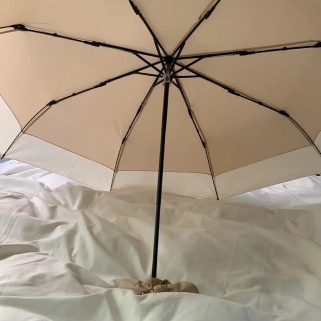 【お取り寄せ】晴雨兼用 雨具 ins シンプル 雨傘 梅雨対策 日焼け止 折り畳み傘