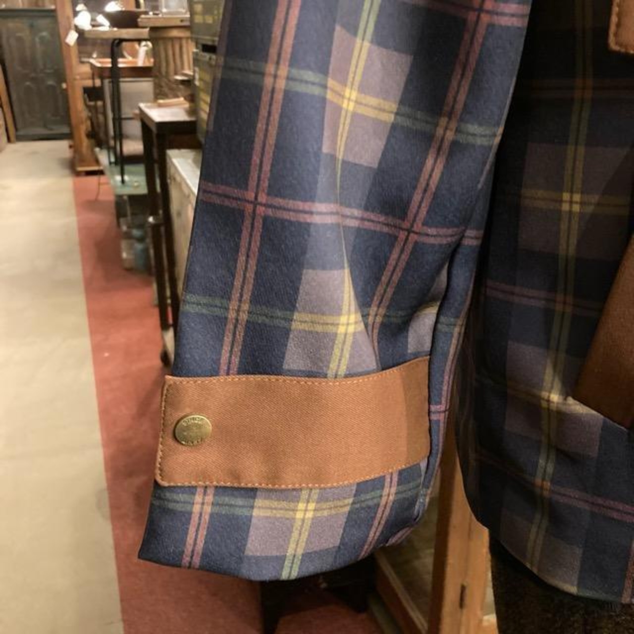 TOPANGA Lady's タータンチェックハンティングジャケット グリーン コーデュロイ ブリティッシュチェック 英国 ハンタージャケット