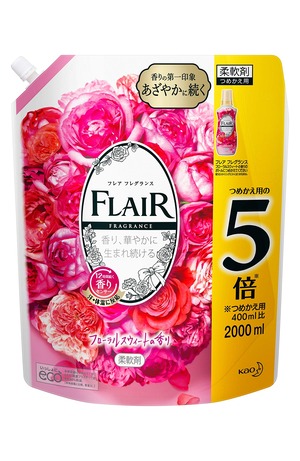 【努力特価】フレアフレグランス  柔軟剤 フローラル&スウィート 詰め替え 大容量 2000ml