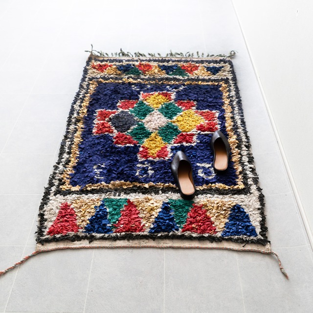 【Vintage】モロッコ・ヴィンテージラグ BC-9 "78cm×135cm"