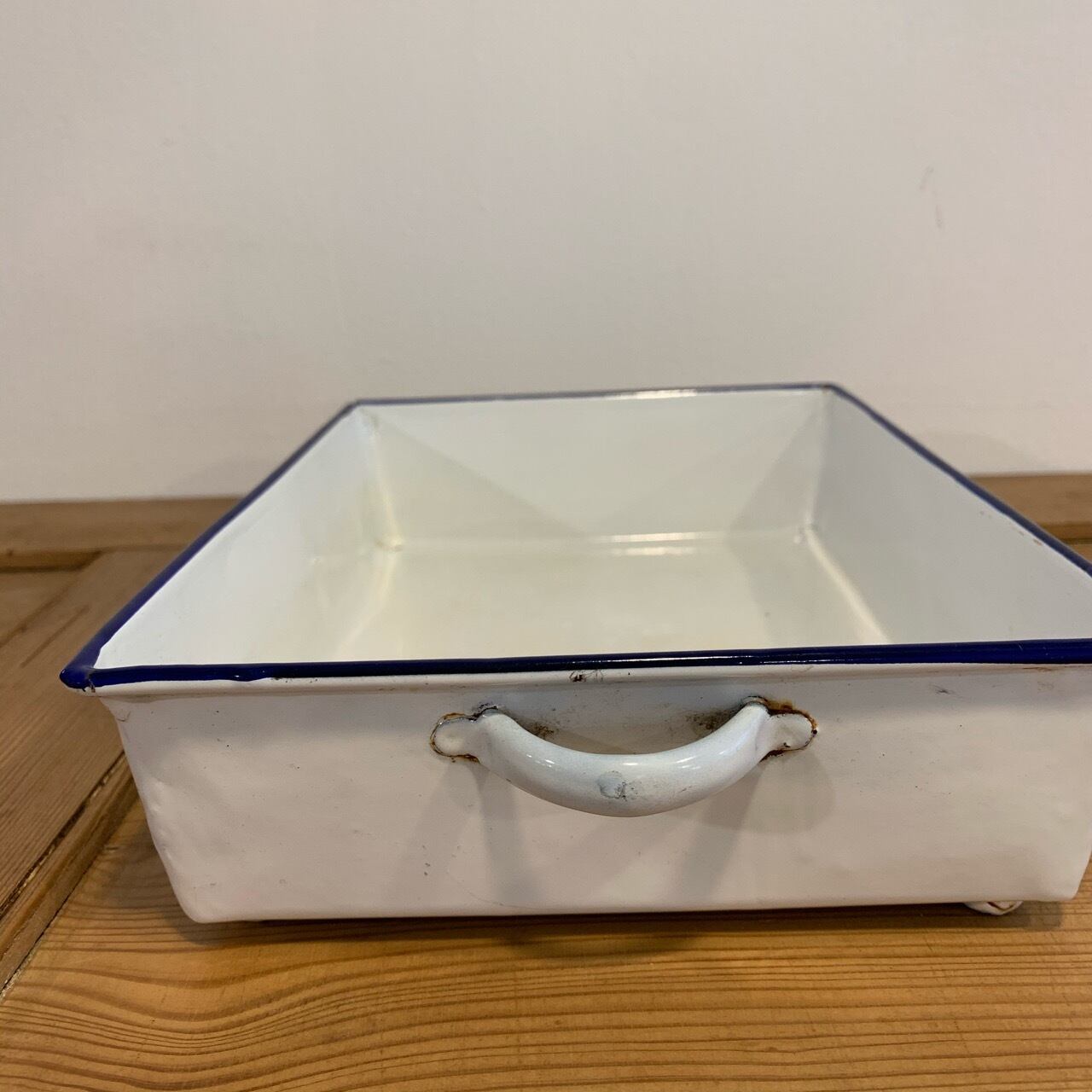 ビンテージ 可愛い取手つき ホーロートレイパット | ansorbet