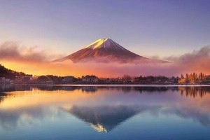 【在庫のみ】アップルワン(APPLEONE) 1000-856 朝霧と鏡富士 (山梨県) 1000ピース(75×50㎝) ジグソーパズル 日本製 富士山 世界遺産