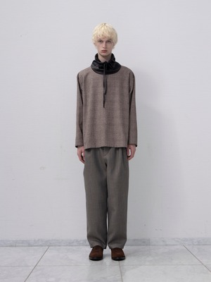 北風と静かに会話するためのトップス | TOP-55108_BROWN