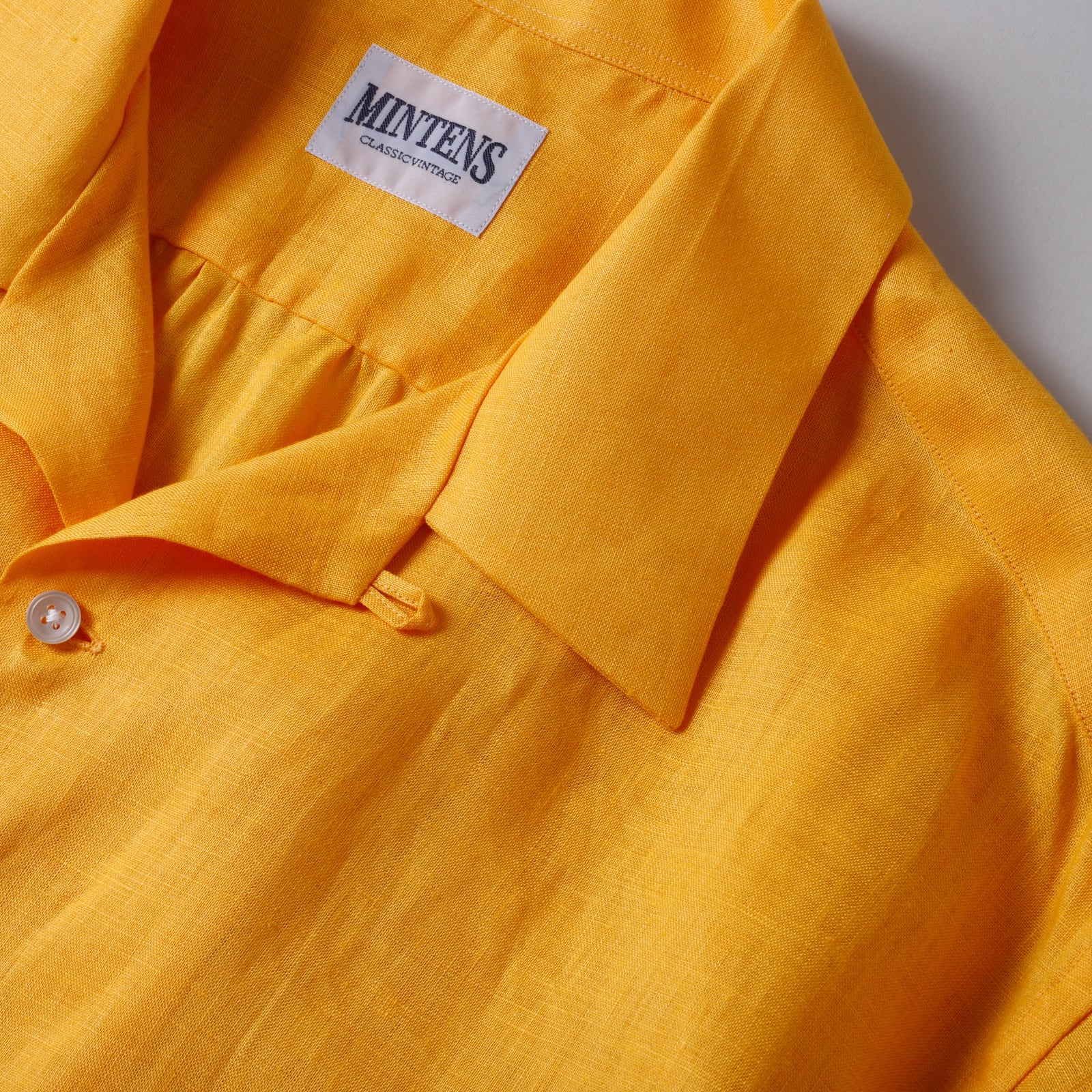 新品】MINTENS 1950s vintage linen shirts made in Italian fabrics