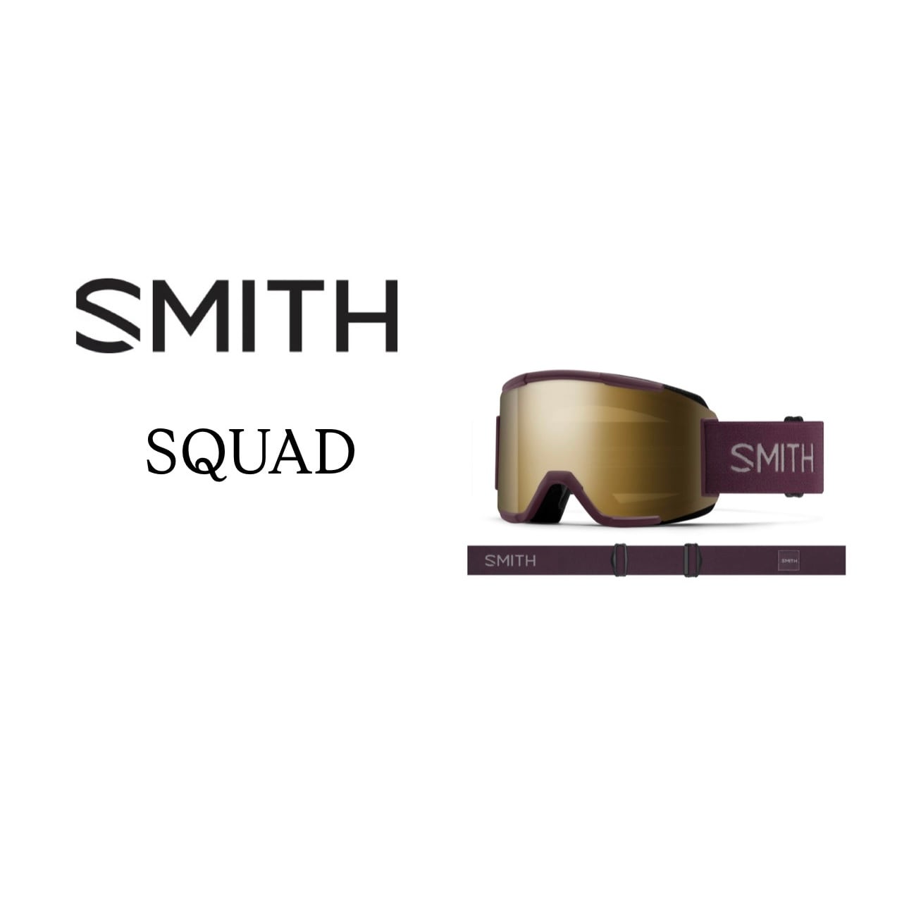 特典あり】25-26モデル . SMITH . 『 SQUAD XL 』Black CP